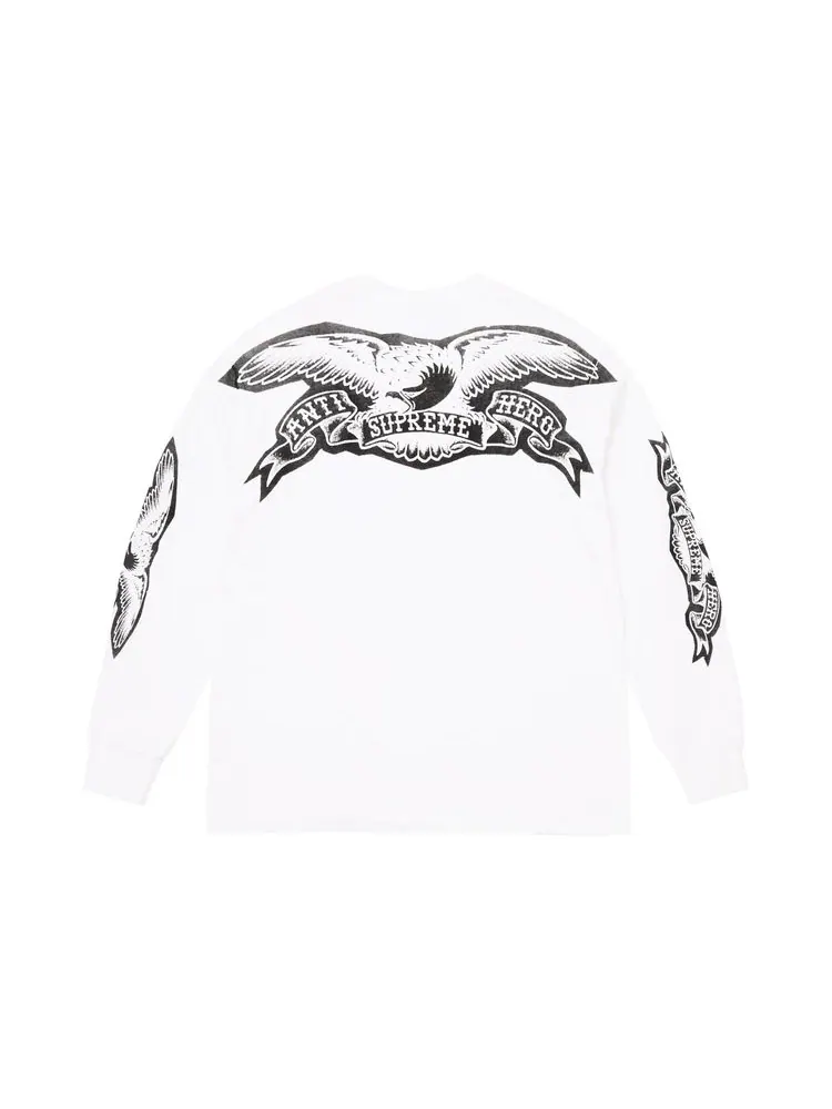 Футболка с длинными рукавами Supreme x Antihero Eagle — изображение 2 из 2, белый