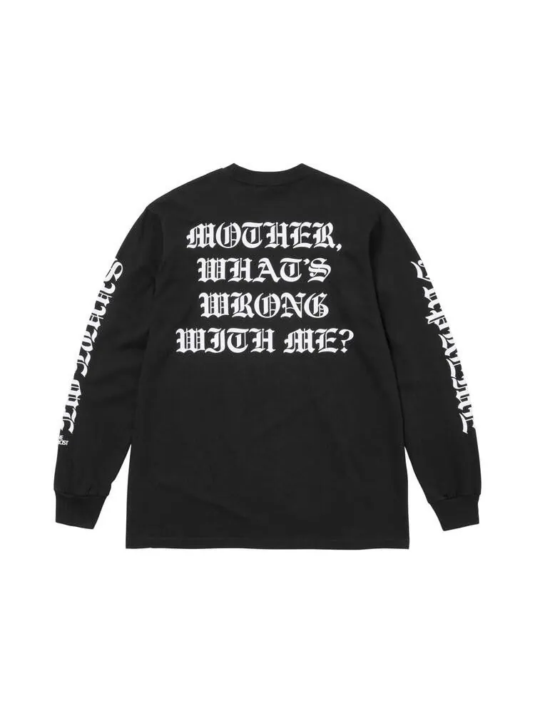 Футболка Supreme x The Exorcist Mother Long-Sleeve Tee — изображение 2 из 2, черный