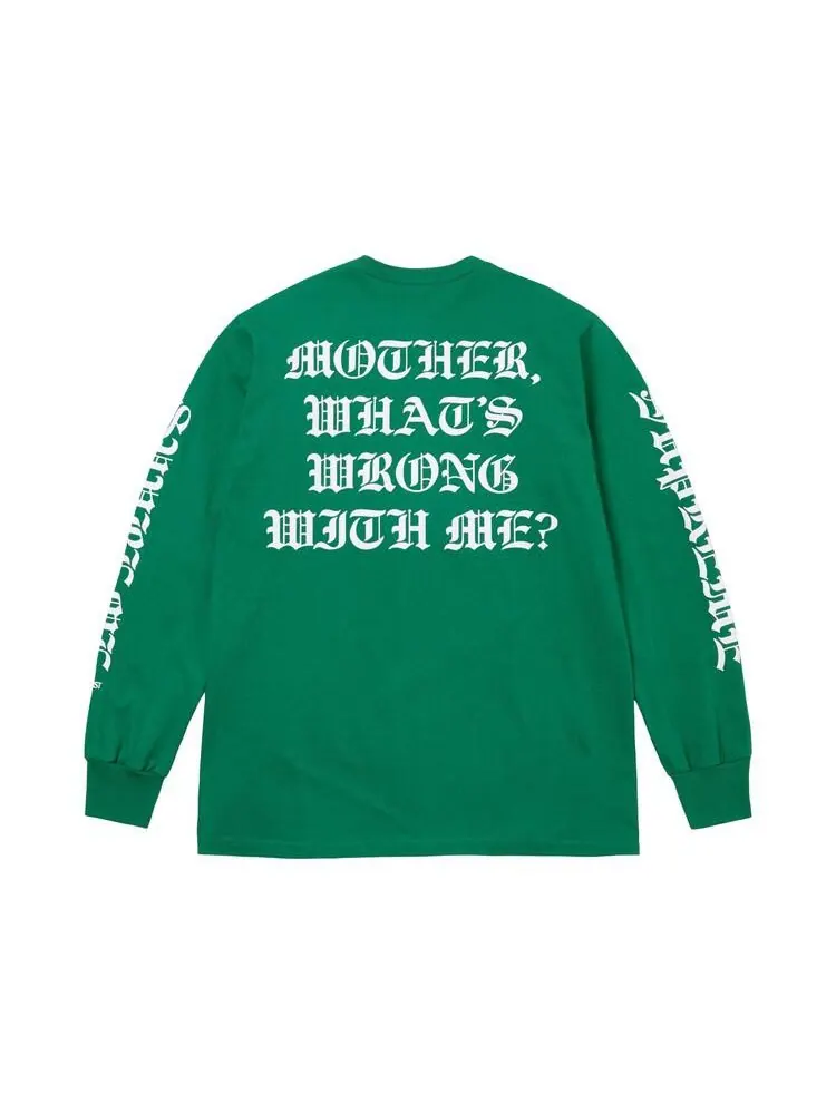 Футболка Supreme x The Exorcist Mother Long-Sleeve Tee — изображение 2 из 2, зеленый