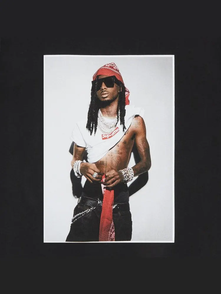 Футболка Supreme Playboi Carti Tee — изображение 2 из 2, черный