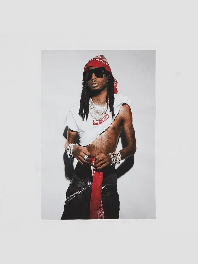 Футболка Supreme Playboi Carti Tee — изображение 2 из 2, белый