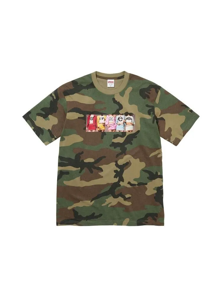 Футболка Supreme Girls Tee, Woodland Camo
