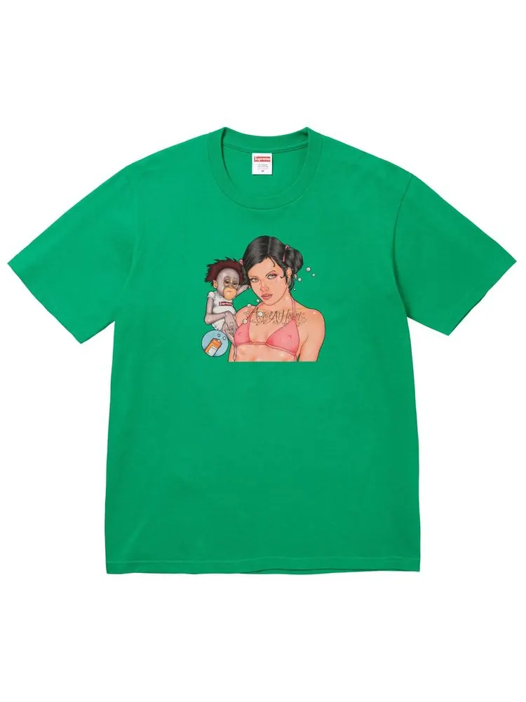 Футболка Supreme Angel Tee — изображение 1 из 1, зеленый