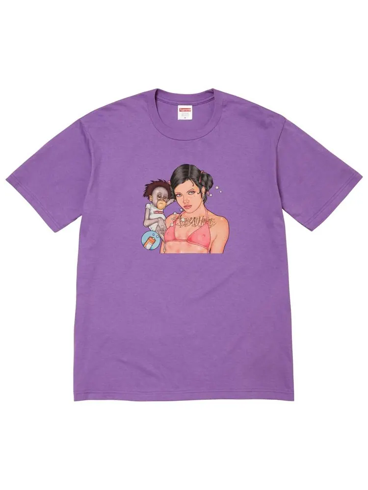 Футболка Supreme Angel — изображение 1 из 1, фиолетовый