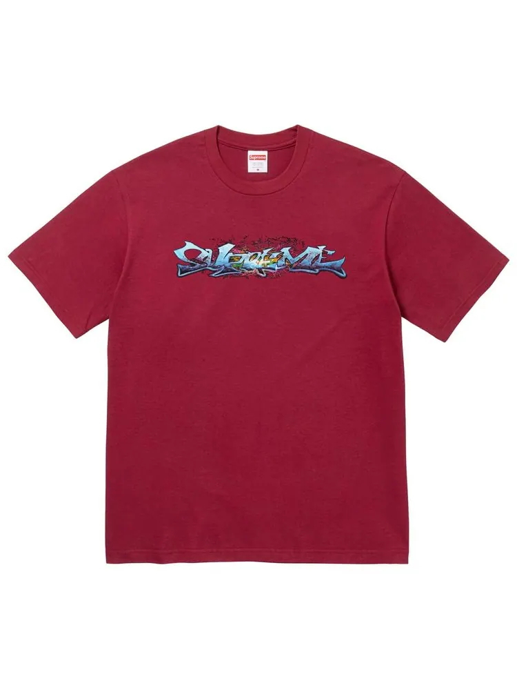 Футболка Supreme Tag Tee — изображение 1 из 2, красный