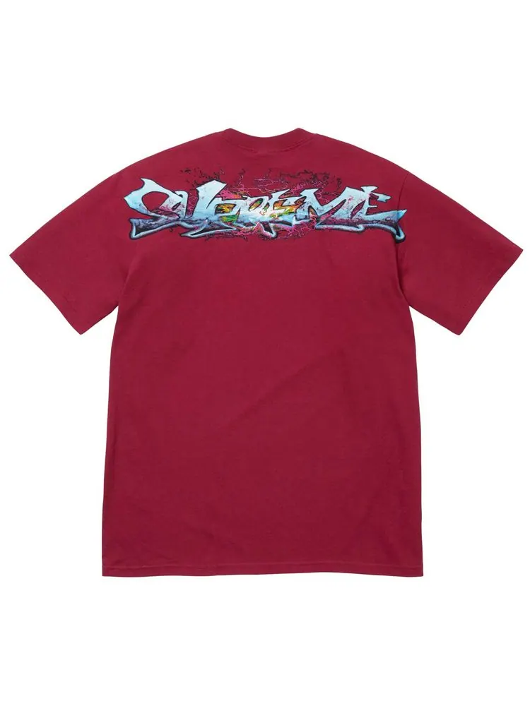 Футболка Supreme Tag Tee — изображение 2 из 2, красный