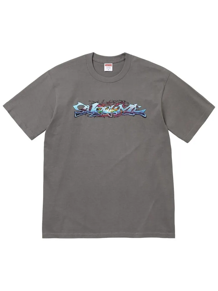 Футболка Supreme Tag Tee — изображение 1 из 2, серый