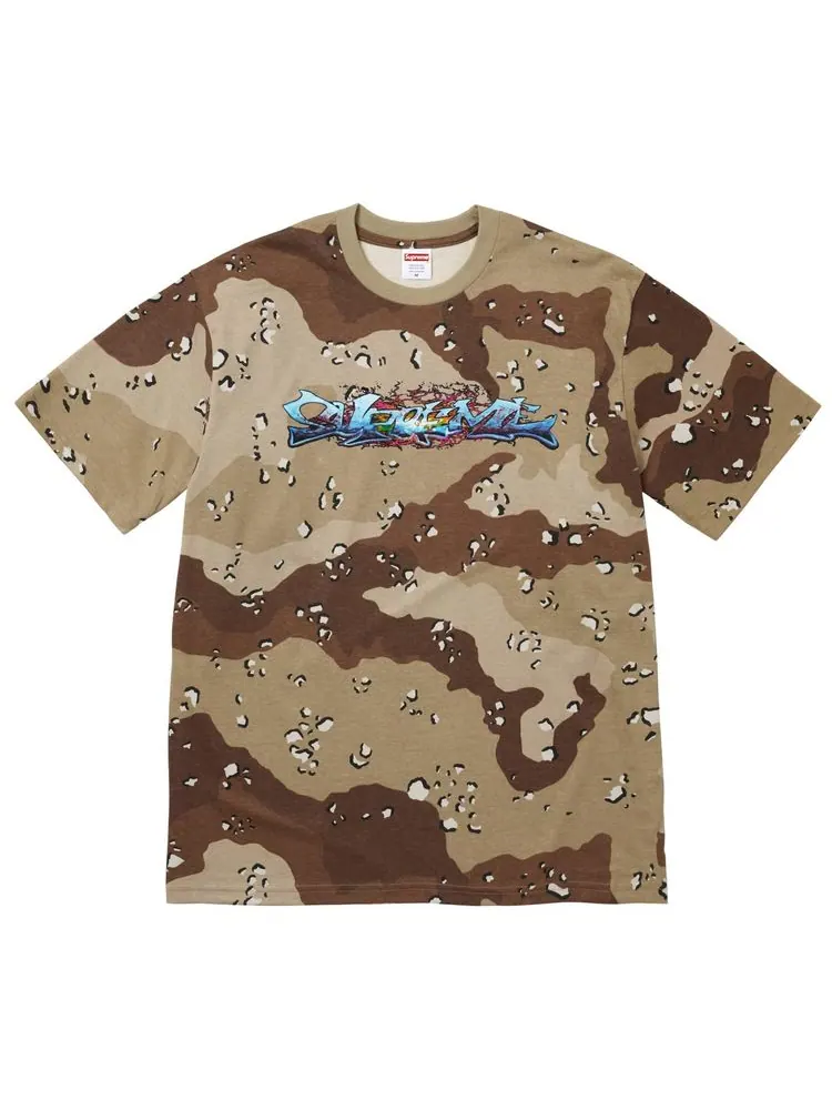 Футболка Supreme Tag Tee — изображение 1 из 2, коричневый