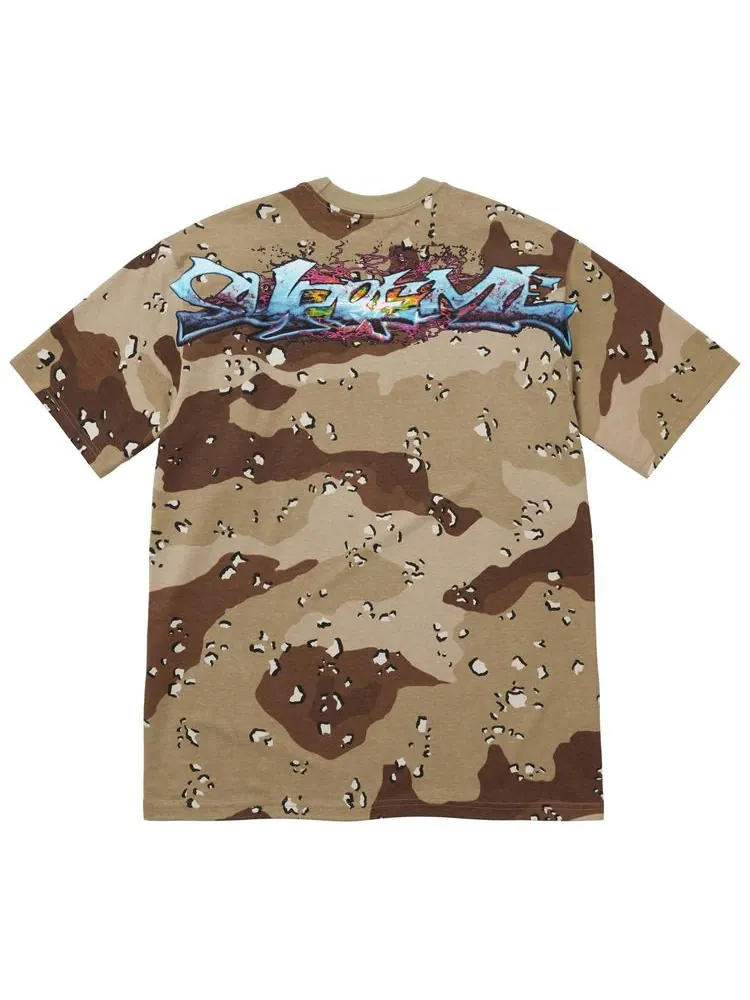 Футболка Supreme Tag Tee — изображение 2 из 2, коричневый
