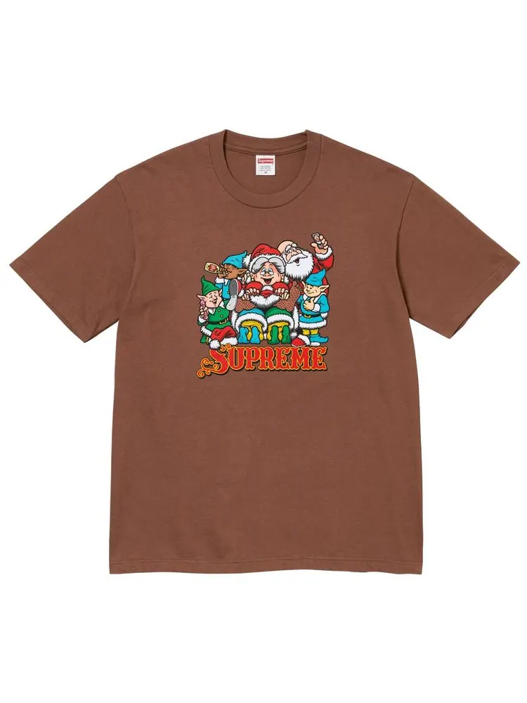 Футболка Supreme Naughty Tee — изображение 1 из 1, коричневый