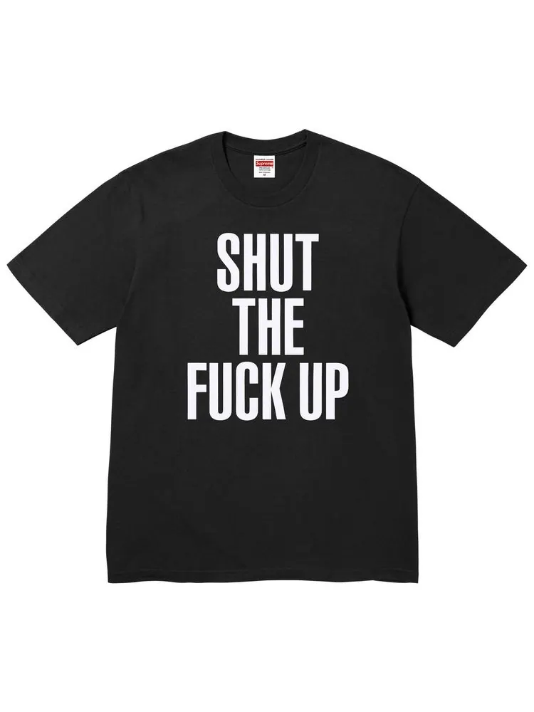 Футболка Supreme x Number (N)Ine Shut Up Tee — изображение 1 из 2, черный