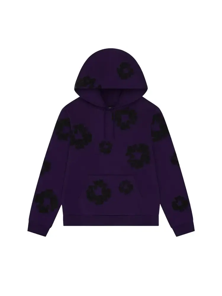 Худи Denim Tears Black Cotton Wreath Hoodie — изображение 1 из 2, фиолетовый