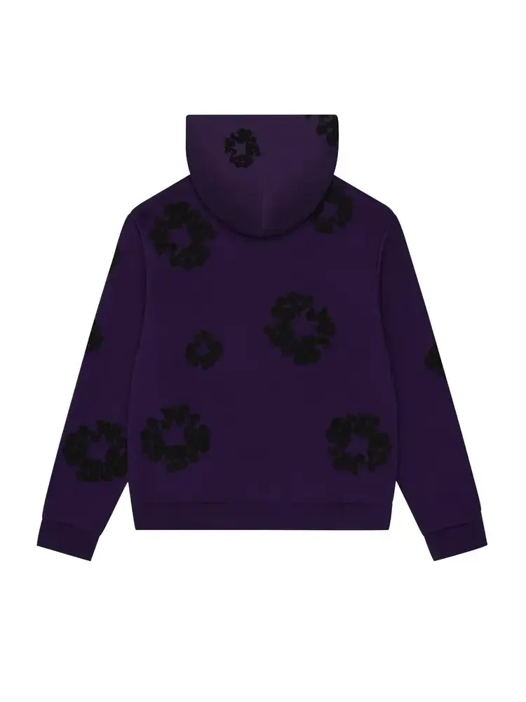Худи Denim Tears Black Cotton Wreath Hoodie — изображение 2 из 2, фиолетовый