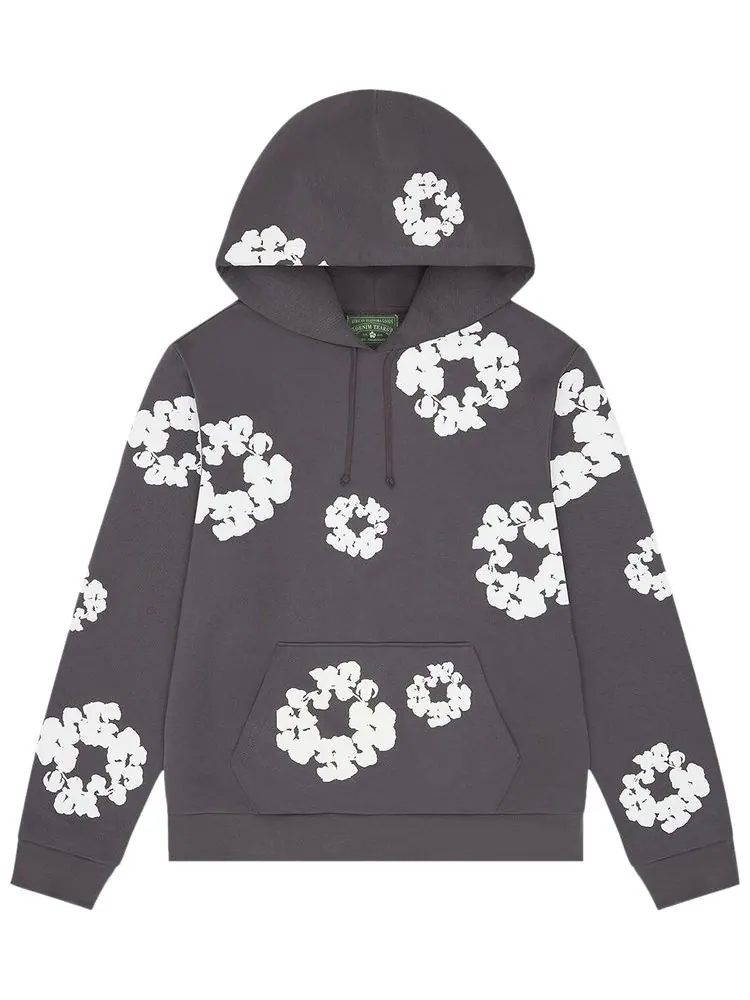 Худи Denim Tears Cotton Wreath Hoodie — изображение 1 из 2, серый
