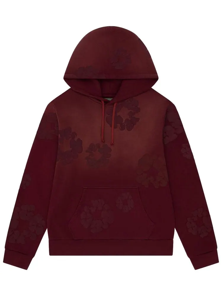 Худи Denim Tears Faded Mono Cotton Wreath Hoodie — изображение 1 из 2, красный