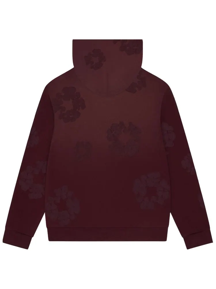 Худи Denim Tears Faded Mono Cotton Wreath Hoodie — изображение 2 из 2, красный