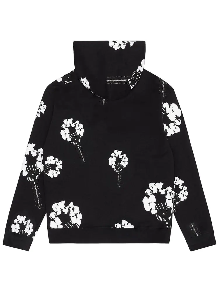 Худи Denim Tears x Hardies Tears Fist Wreath, цвет — изображение 2 из 2, черный