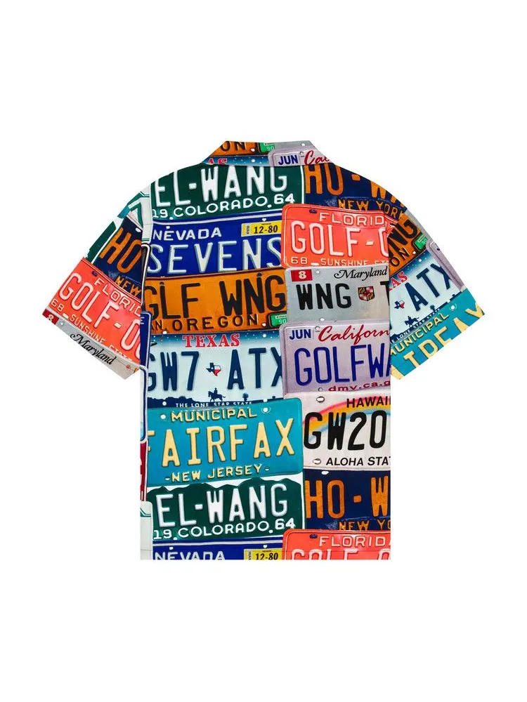 Топ GOLF WANG Roadtrip Rayon Button Up — изображение 2 из 4, мульти