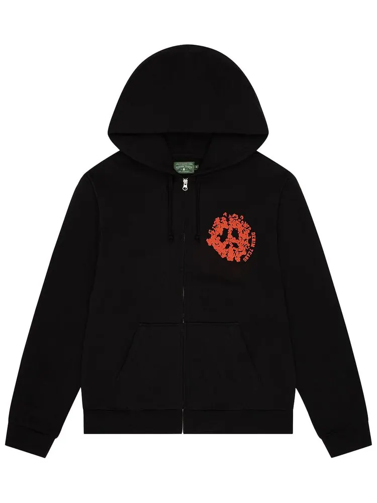 Толстовка Denim Tears Denim University Zip Hoodie — изображение 1 из 2, черный