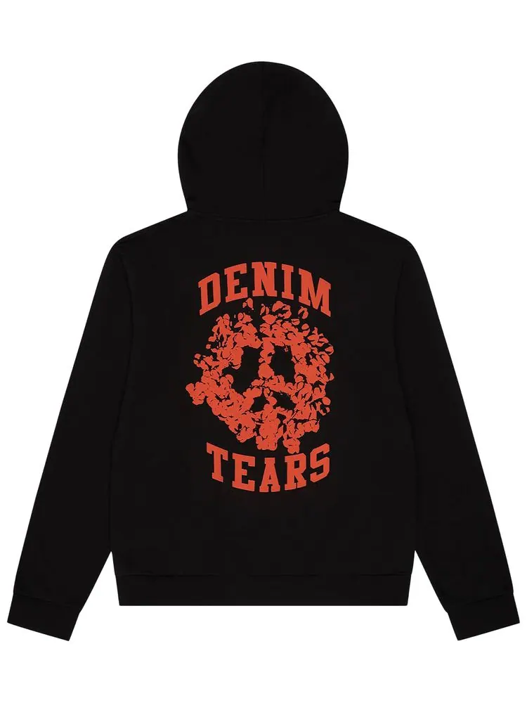 Толстовка Denim Tears Denim University Zip Hoodie — изображение 2 из 2, черный