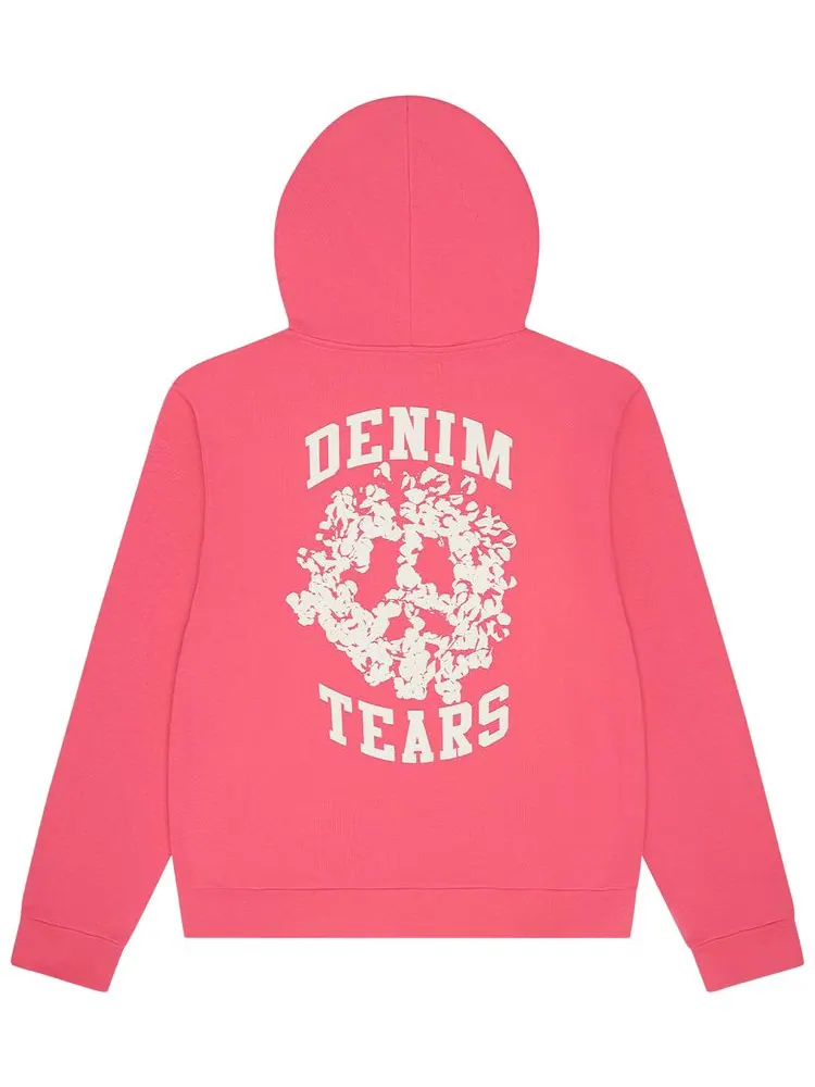 Толстовка Denim Tears Denim University Zip Hoodie — изображение 2 из 2, розовый