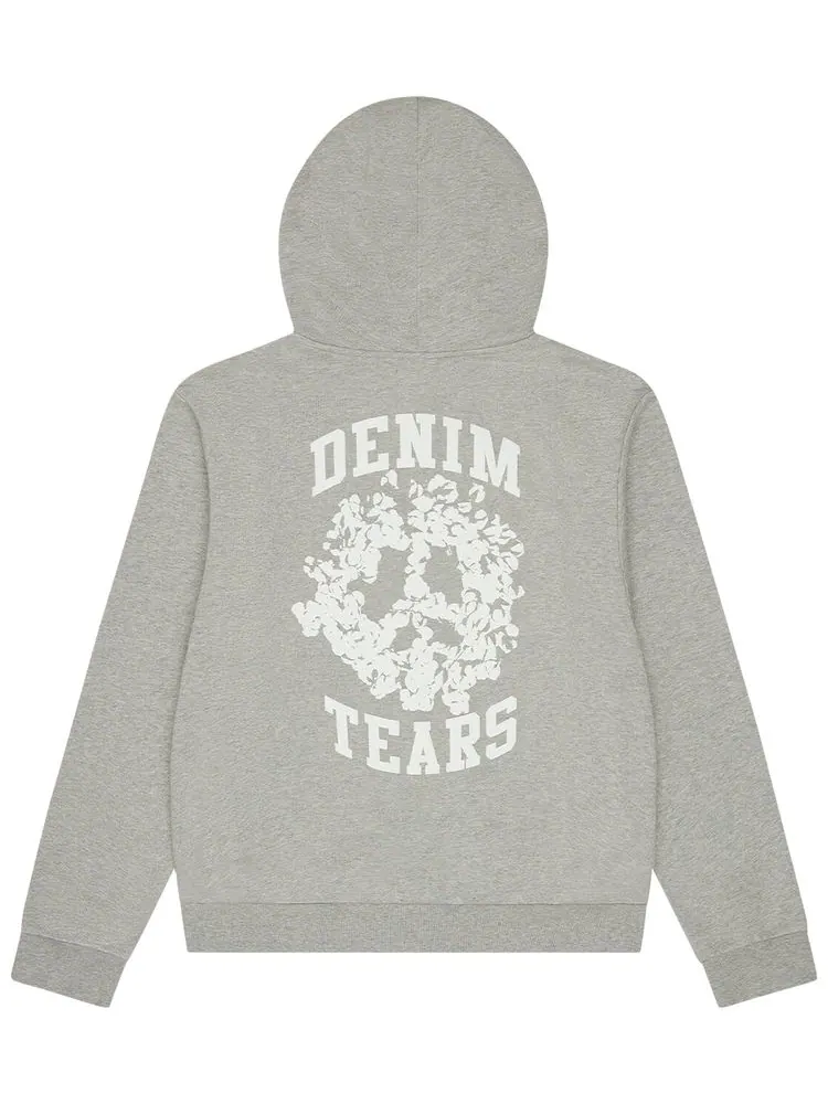 Толстовка Denim Tears Denim University Zip Hoodie — изображение 2 из 2, серый