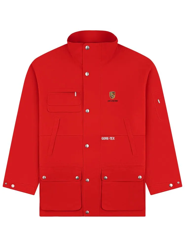 Куртка Aimé Leon Dore x Porsche GORE-TEX Cabrio «Красное танго» — изображение 1 из 2, красный