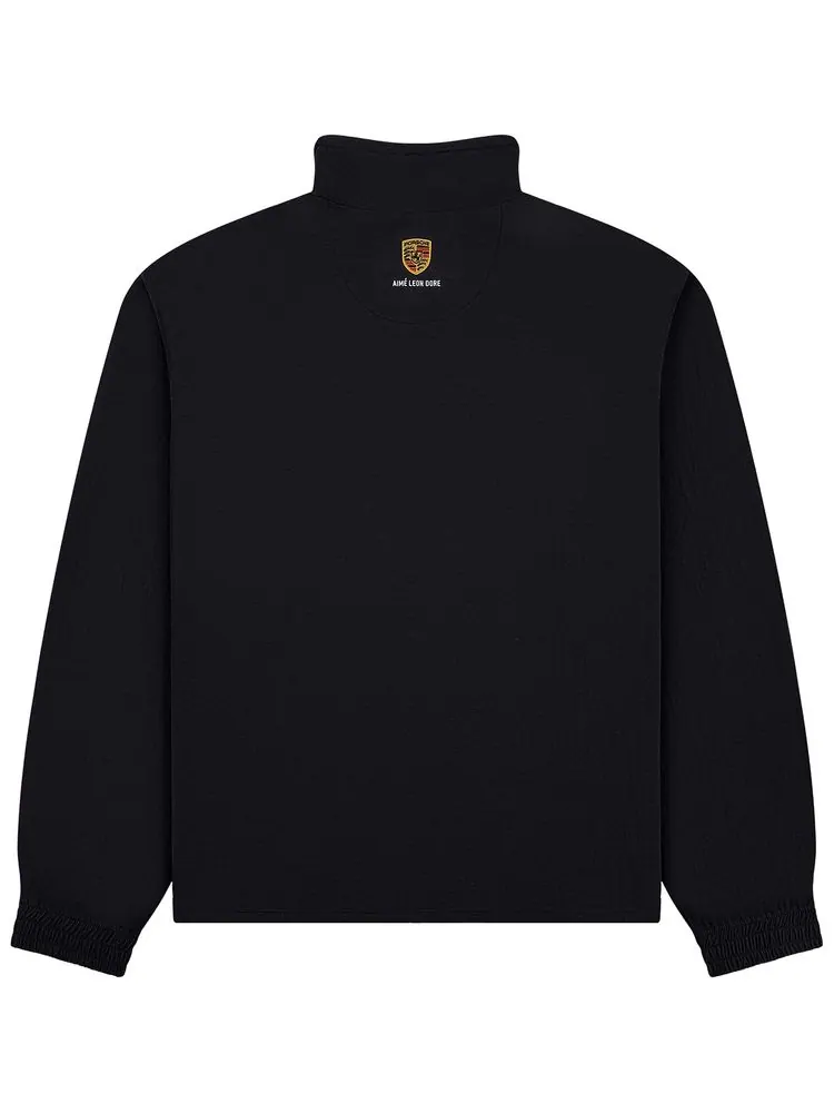 Нейлоновая спортивная куртка Aimé Leon Dore x Porsche Jet Black — изображение 2 из 2, черный