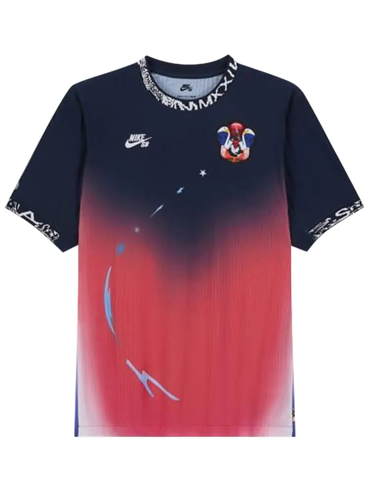 Джерси Nike SB Team USA Dri-FIT ADV Short-Sleeve Jersey 'Obsidian/Bright Crimson' — изображение 1 из 2, ярко-алый