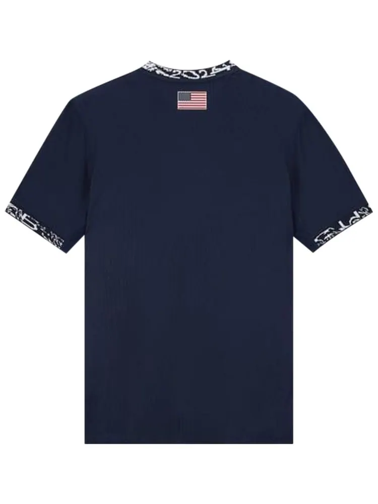 Джерси Nike SB Team USA Dri-FIT ADV Short-Sleeve Jersey 'Obsidian/Bright Crimson' — изображение 2 из 2, ярко-алый