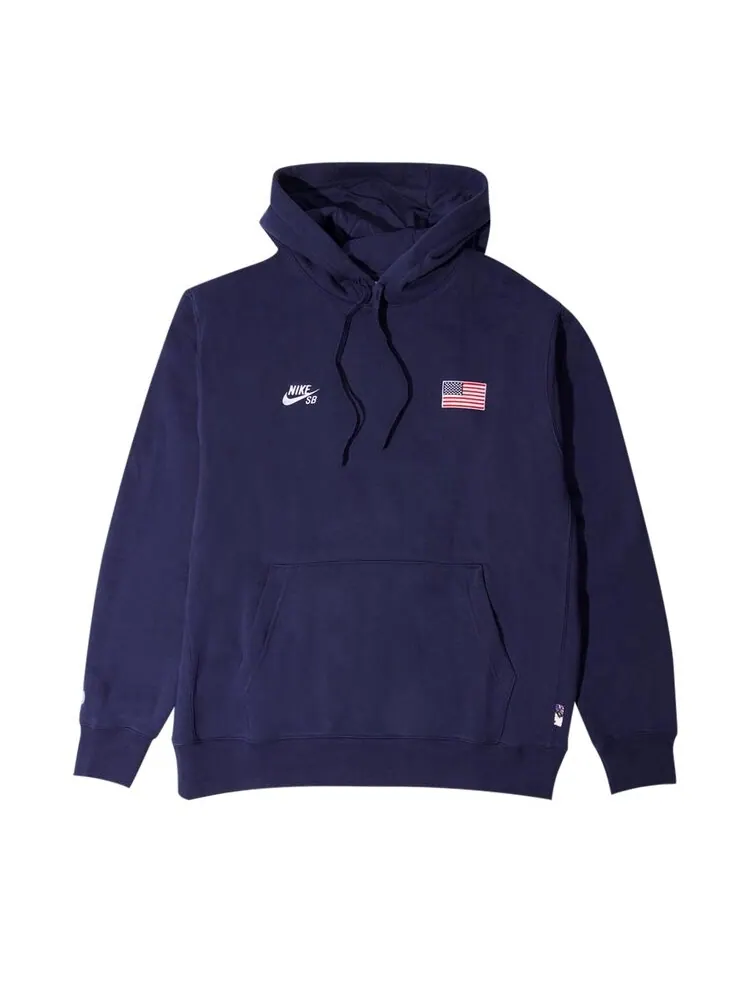 Худи Nike SB Team USA Fleece Pullover Hoodie — изображение 1 из 1, белый
