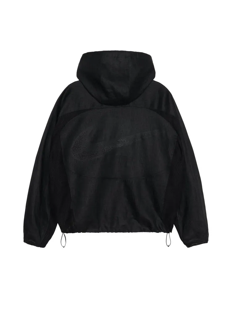 Куртка Nike x Stussy Linen Shell Jacket — изображение 2 из 2, черный