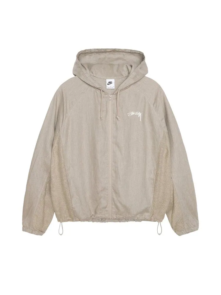Куртка Stussy x Nike Linen Shell Jacket 'Chino' — изображение 1 из 2, бежевый