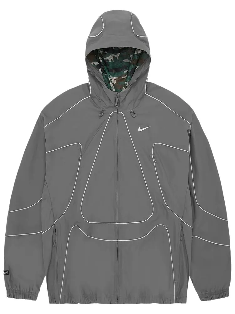 Куртка Nike Corteiz x Nike NRG Tracksuit Jacket 'Gully Grey' — изображение 1 из 2, серый