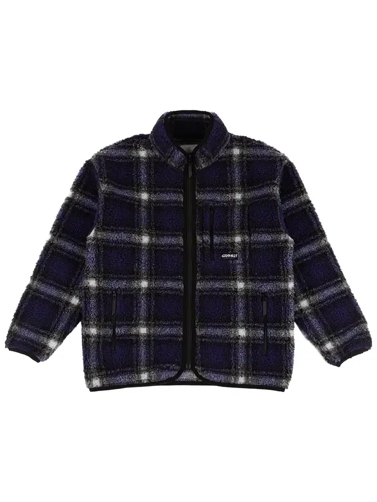 Куртка Gramicci Sherpa 'Purple Shadow Plaid' — фиолетовый