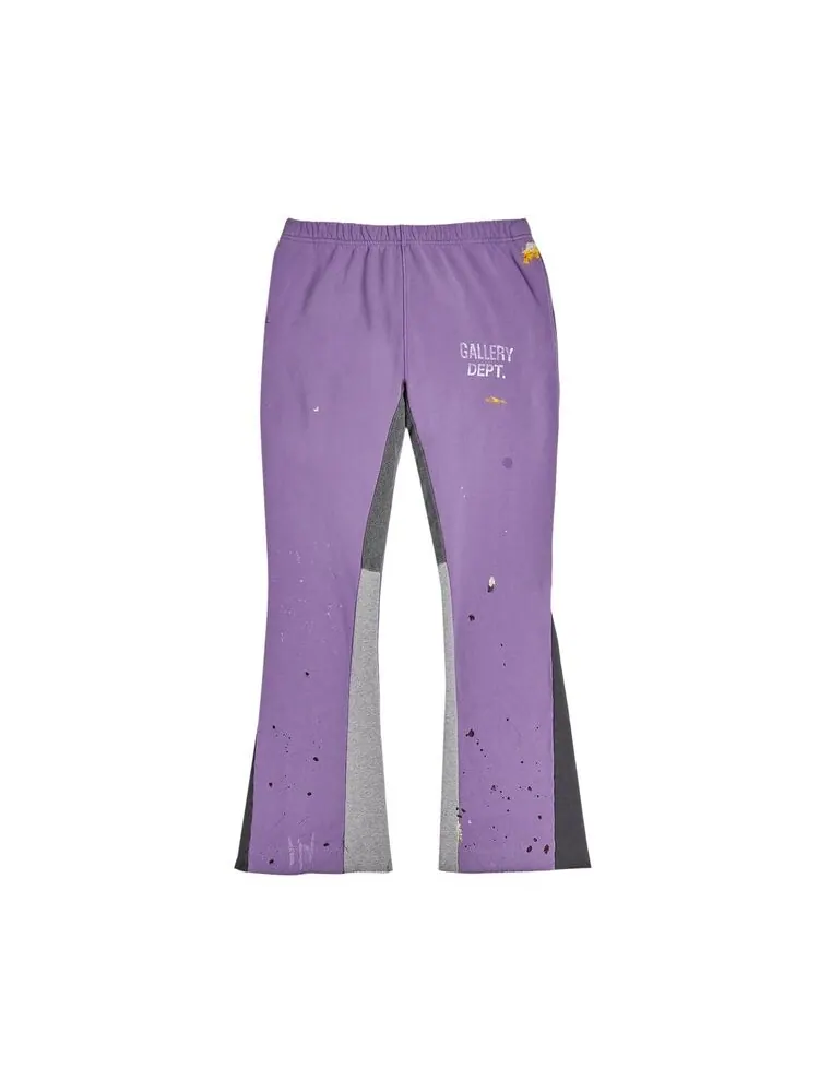 Спортивные брюки Gallery Dept. GD Painted Flare Sweatpant Purple — изображение 1 из 2, фиолетовый