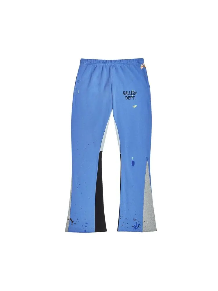 Спортивные брюки Gallery Dept. GD Painted Flare Sweatpant Royal — изображение 1 из 2, королевский