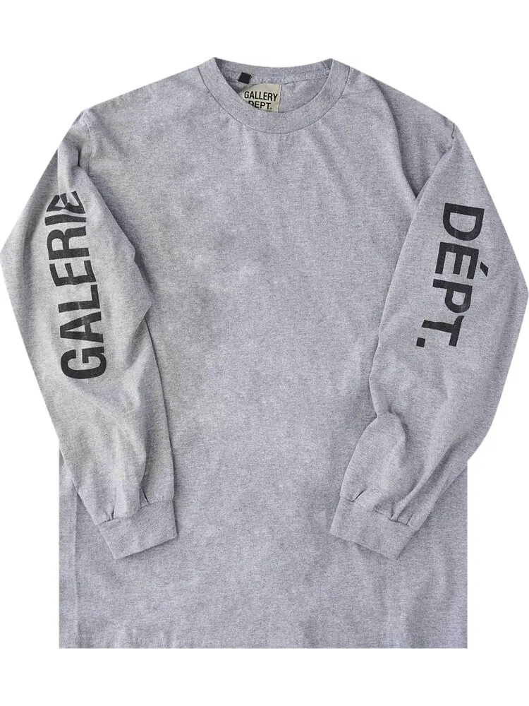 Лонгслив Gallery Dept. French Collector Long-Sleeve Tee 'Grey' — изображение 1 из 2, серый