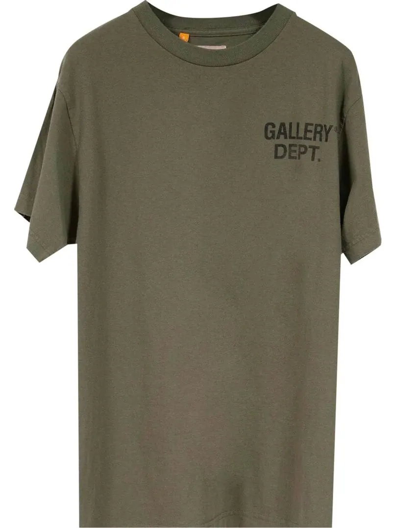 Футболка Gallery Dept. Vintage Souvenir Tee 'Olive' — изображение 1 из 2, зеленый