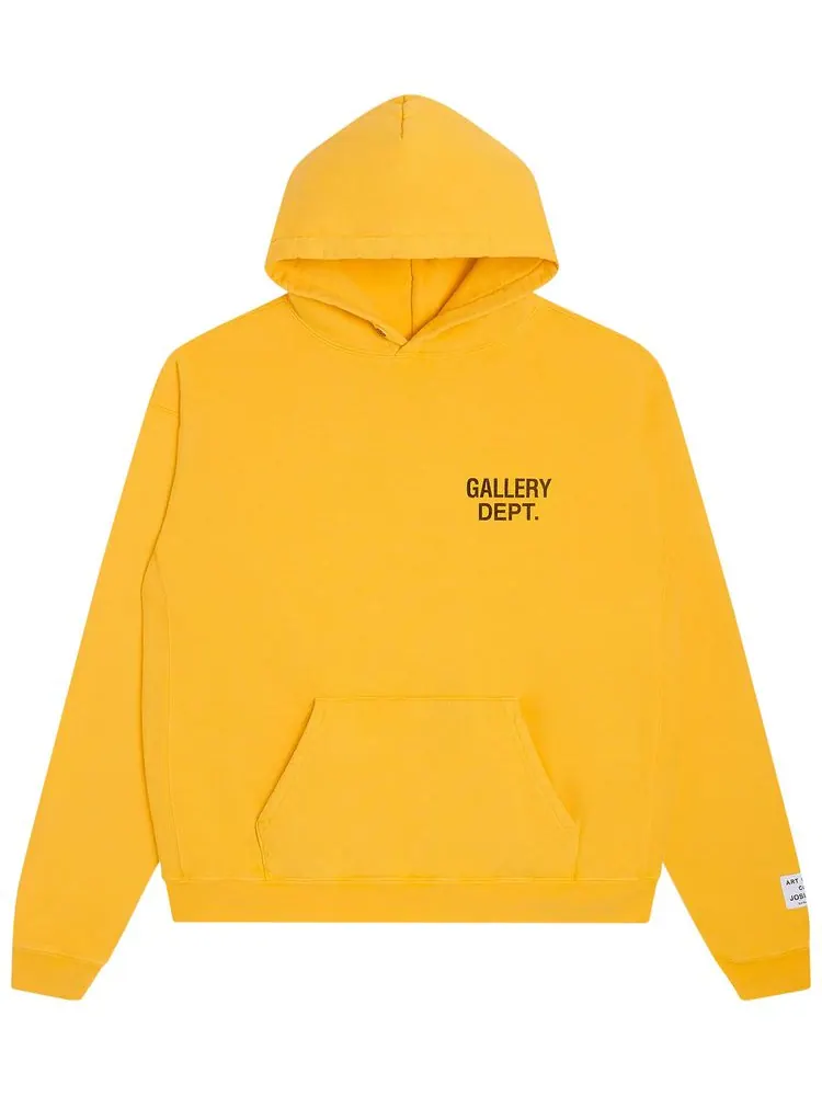 Худи Gallery Dept. 90s GD Logo Hoodie 'Gold' — изображение 1 из 2, золото