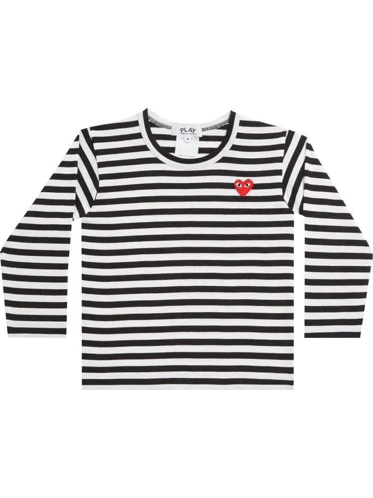 Футболка Comme des Garçons Stripe Print Long-Sleeve T-Shirt Stripe — изображение 1 из 1, мульти