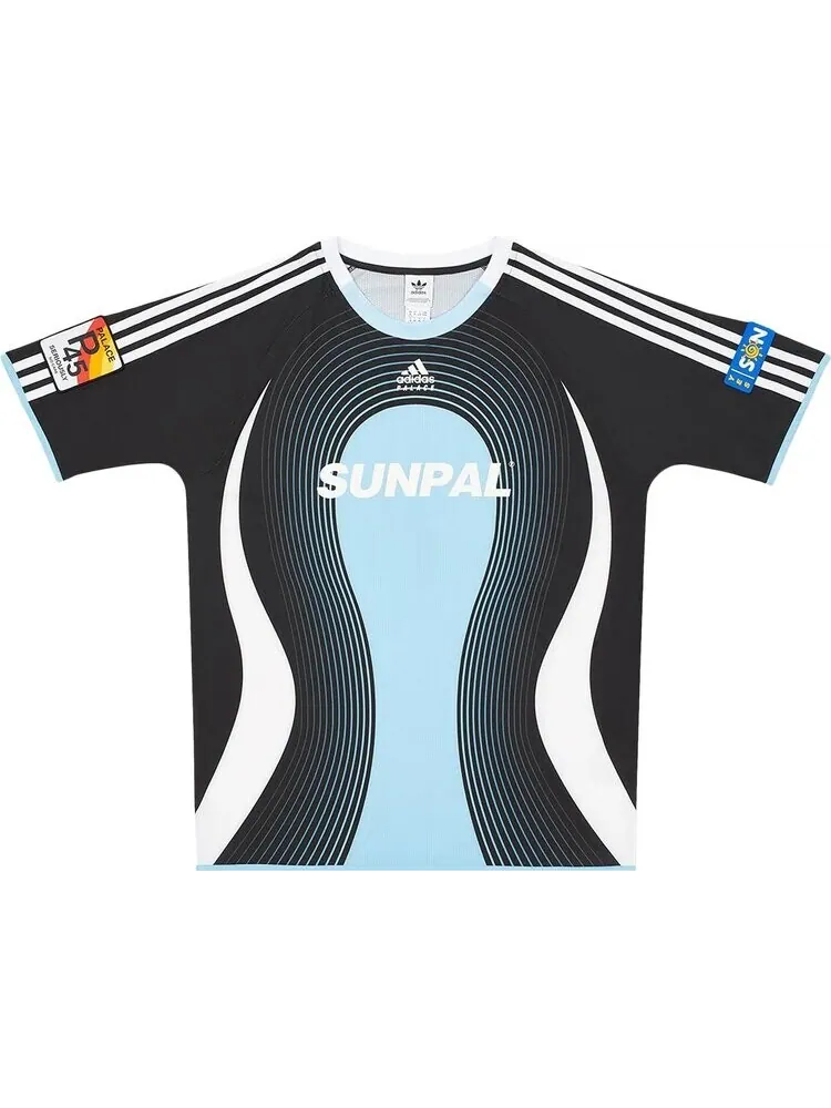 Рубашка Palace x adidas Sunpal Football Shirt 'Black' — изображение 1 из 5, черный