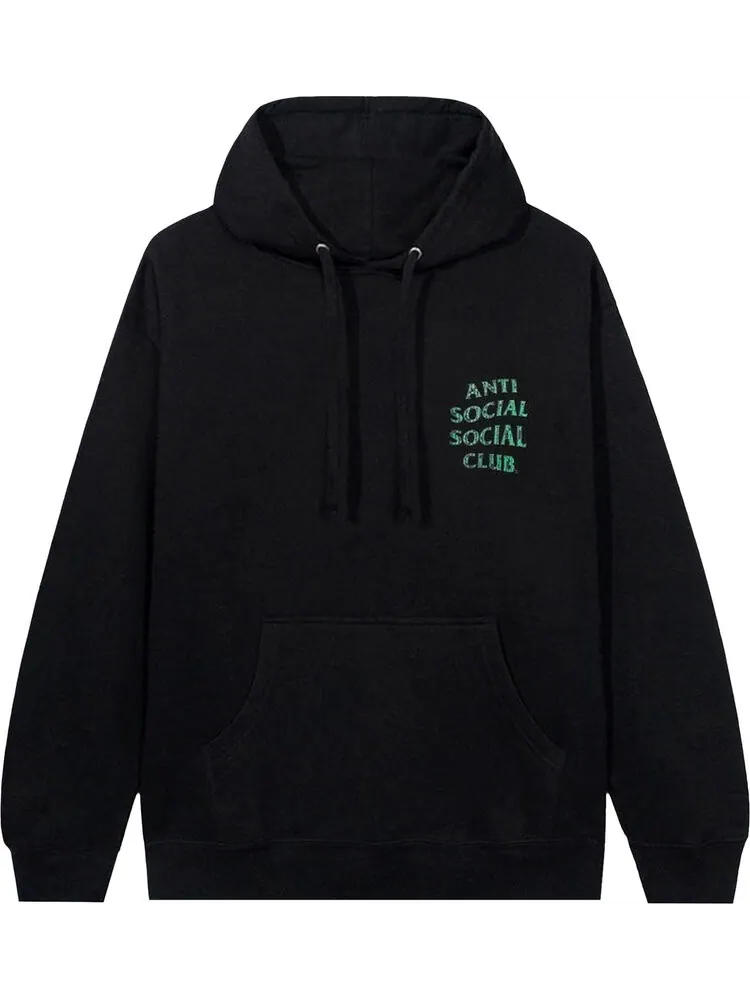 Худи Anti Social Social Club Glitch Hoodie Black — изображение 1 из 2, черный