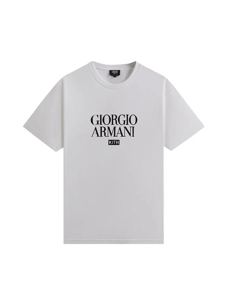 Футболка Kith & Giorgio Armani Tee White — изображение 1 из 2, белый