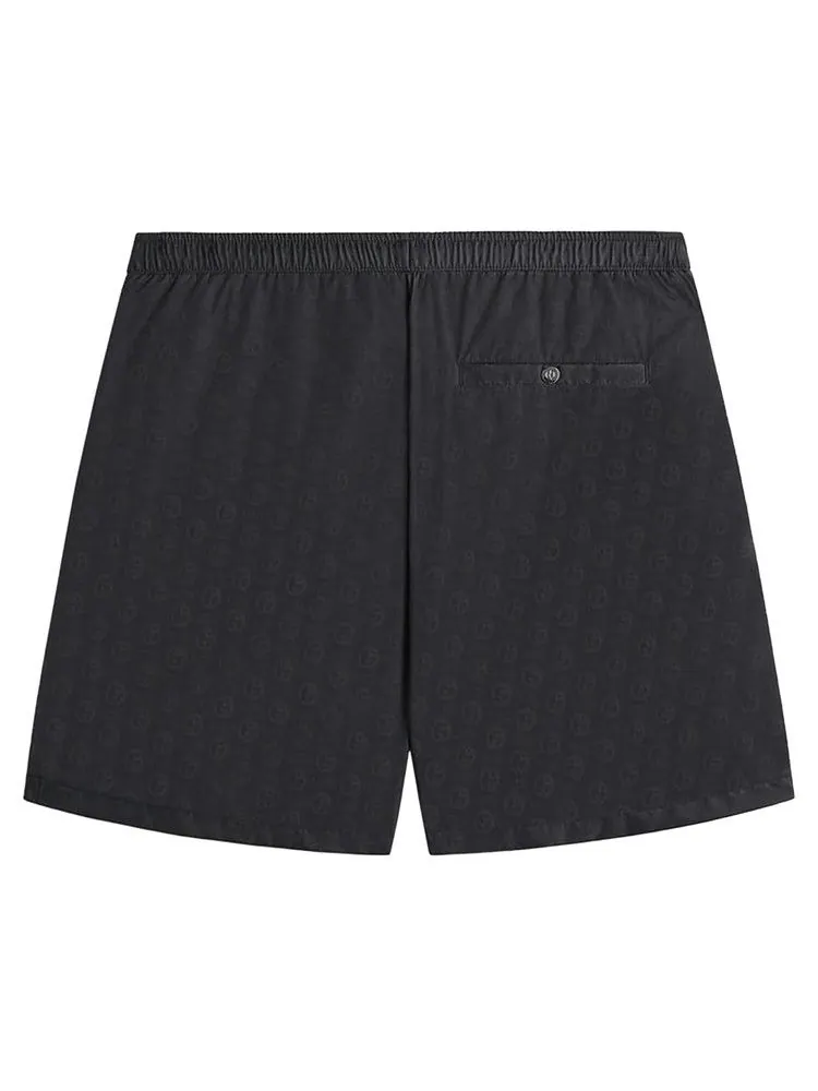 Шорты Kith x Giorgio Armani Jacquard Collins Swim Short — изображение 2 из 2, черный