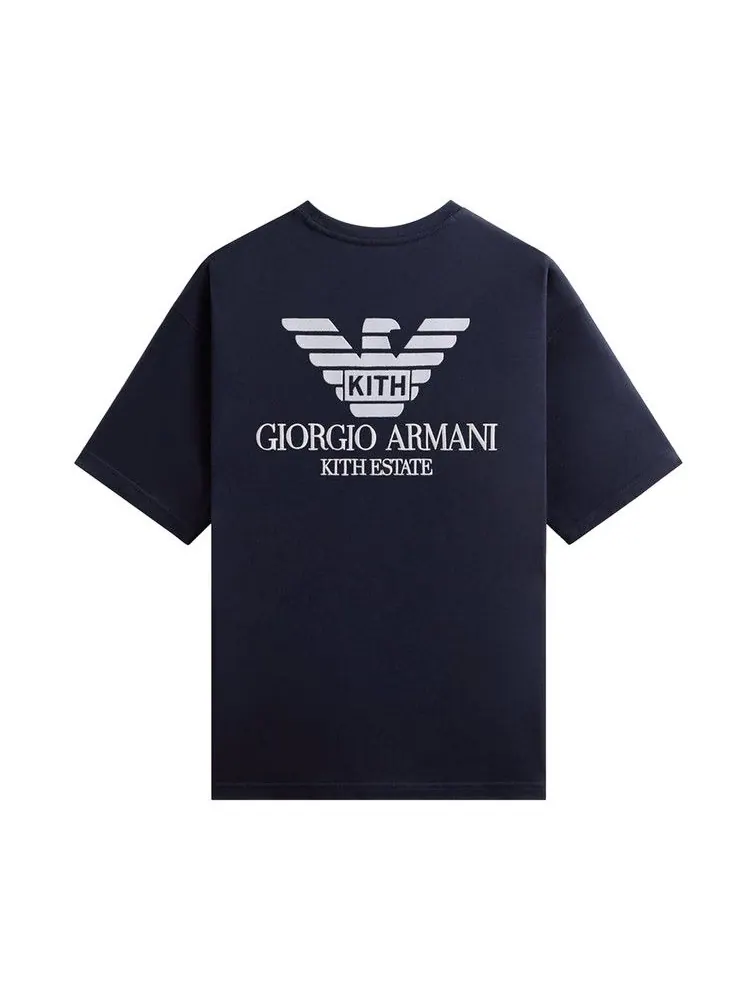 Футболка Kith x Giorgio Armani Tee — изображение 2 из 2, ночной