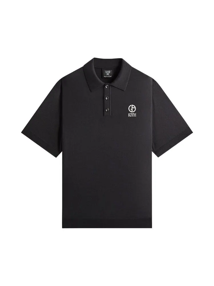 Поло Kith x Giorgio Armani Tilden Knit Polo — изображение 1 из 2, белый