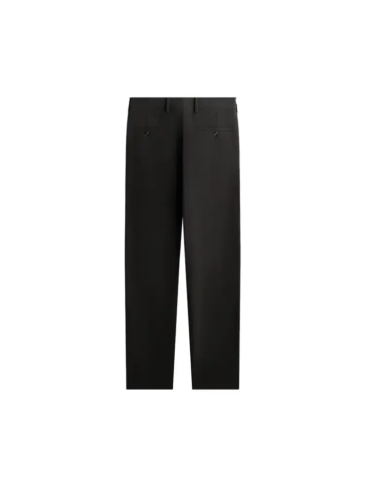 Брюки из крепа с плоским передним краем Kith Giorgio Armani Kin Milano — изображение 2 из 2, черный