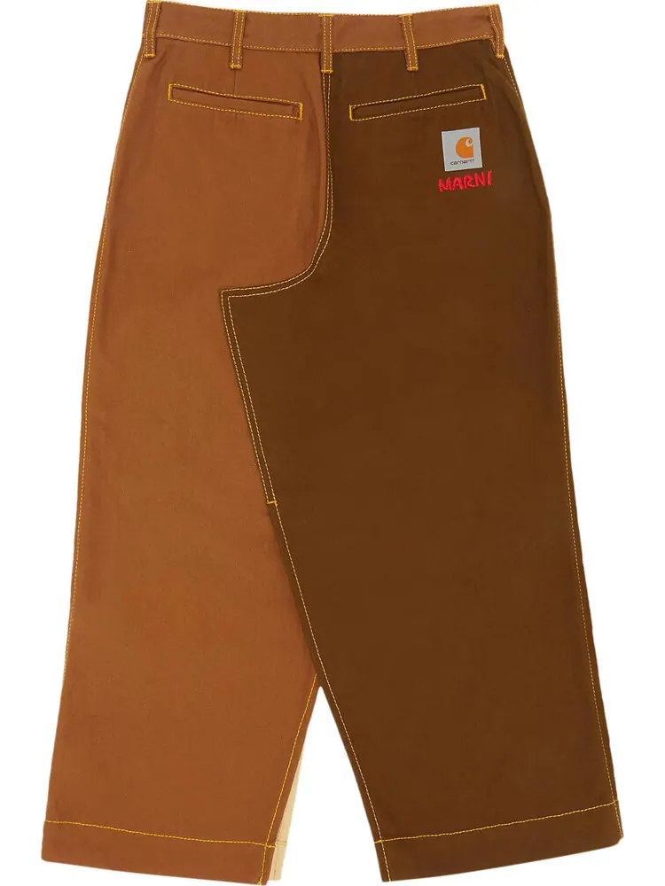 Юбка Marni x Carhartt Wip — изображение 2 из 3, коричневый