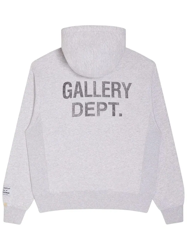 Худи с логотипом Gallery Dept. GD Paint — изображение 2 из 2, серый
